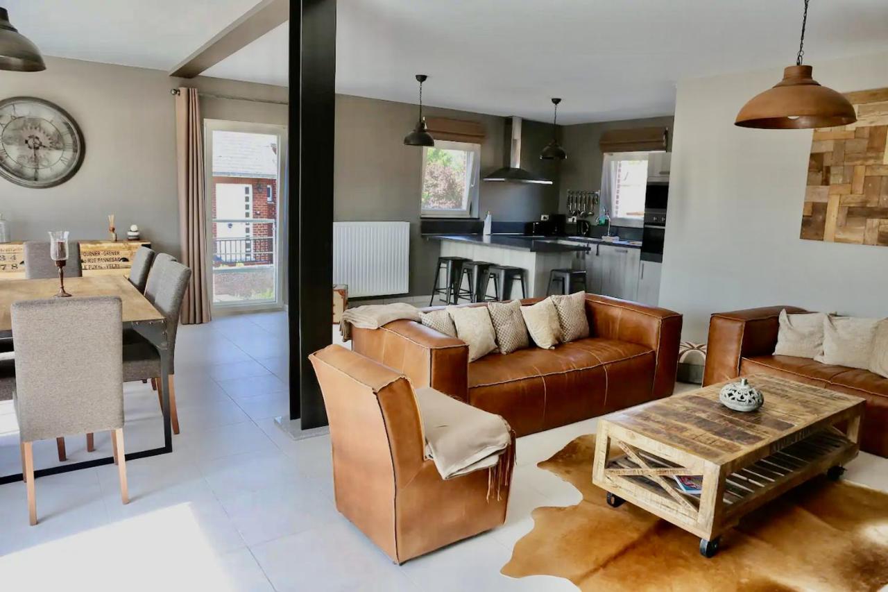 Loft En Duplex Avec Terrasse 3 Chambres Proche Pairi Daiza مونس المظهر الخارجي الصورة