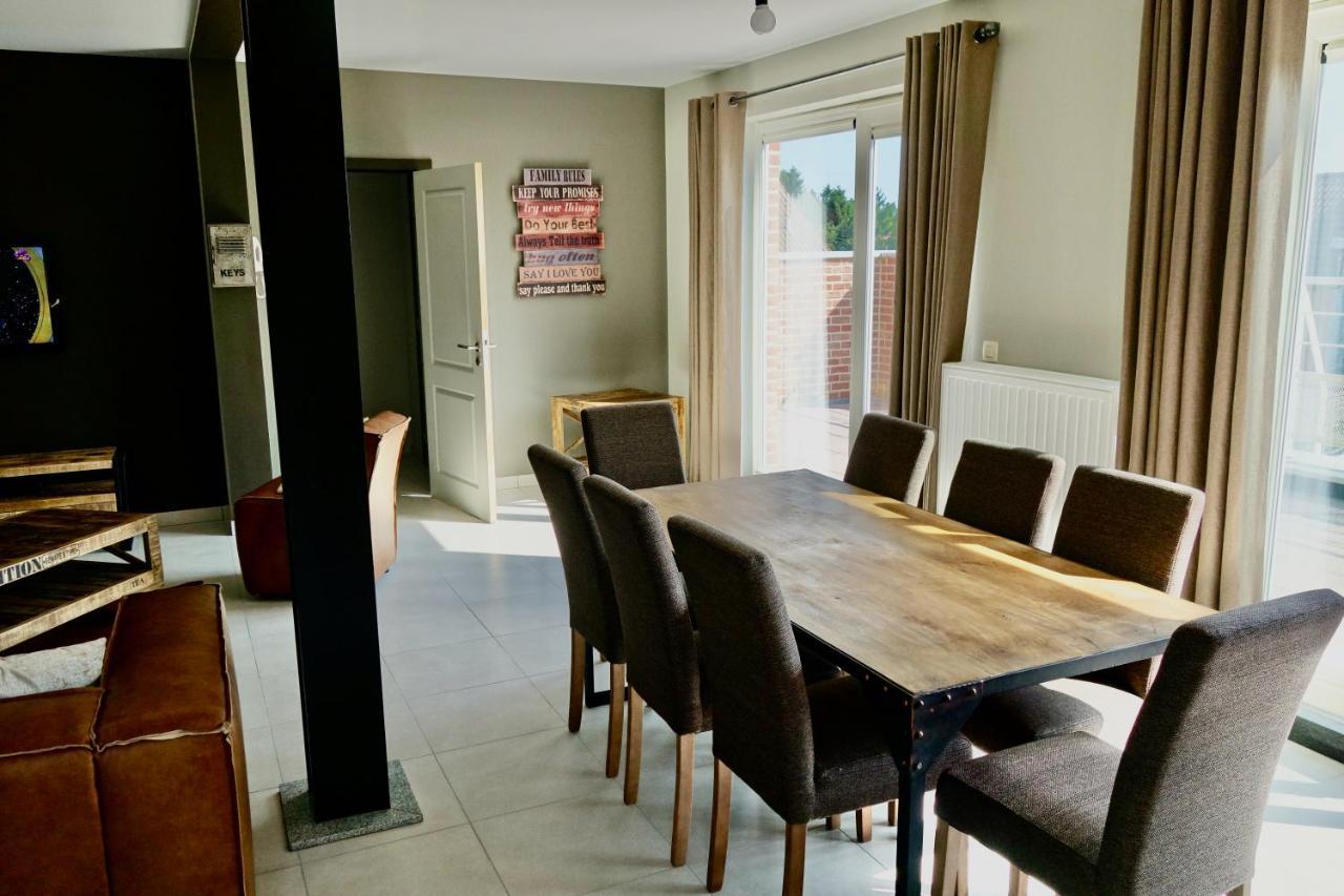 Loft En Duplex Avec Terrasse 3 Chambres Proche Pairi Daiza مونس المظهر الخارجي الصورة